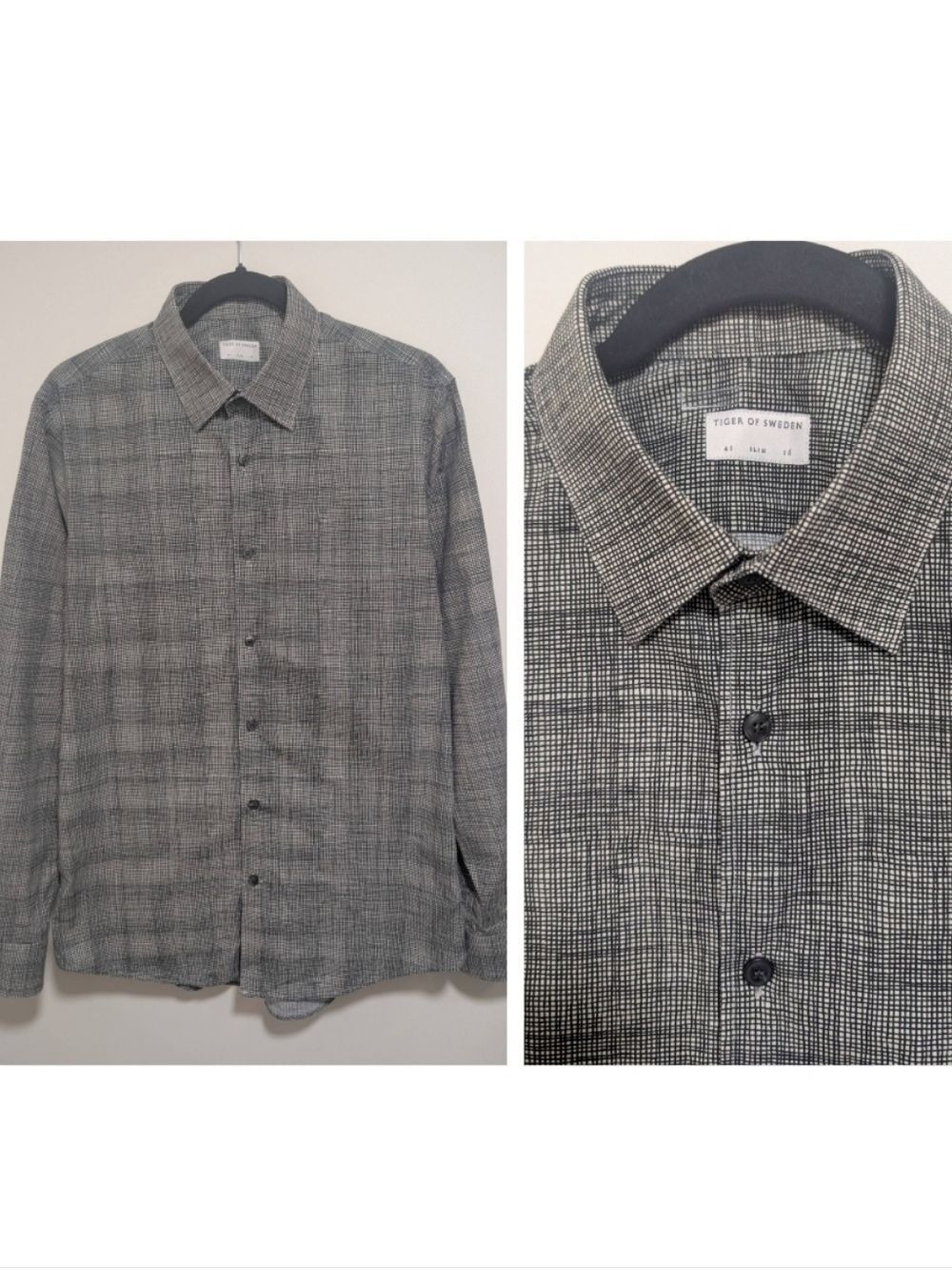 Tiger of Sweden | Farrell Slim Fit Patterned Button Down Shirt